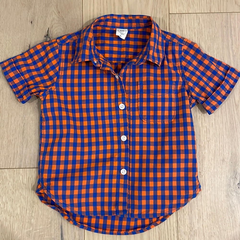 Baby gap button-down, short sleeve shirt
